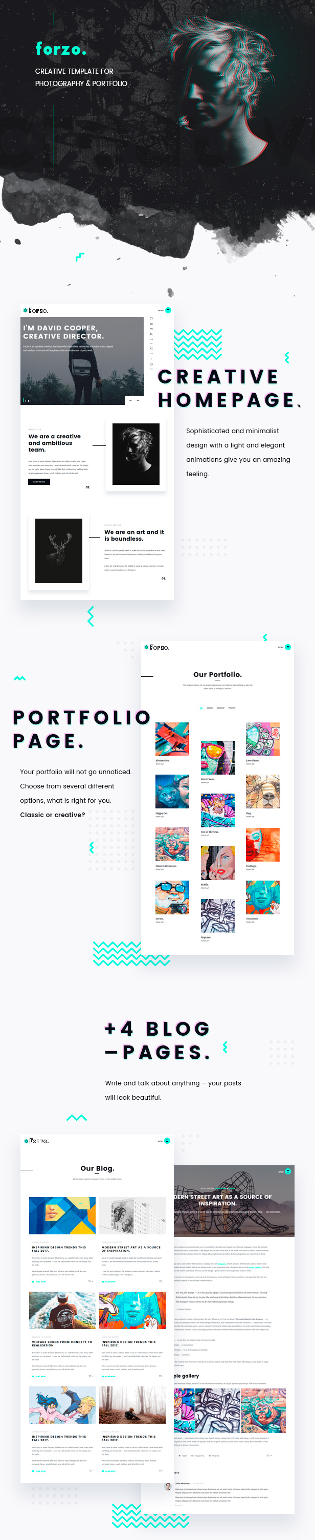 FORZO – Creative Photography & Portfolio HTML5 Template - 3