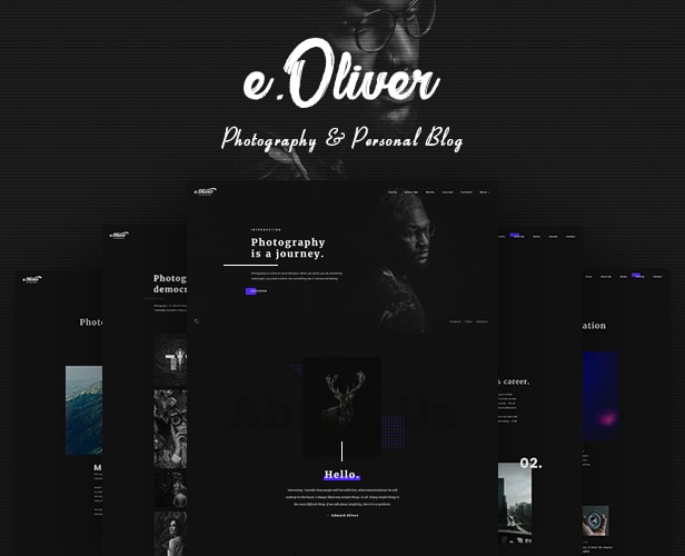 Oliver – Photography & Personal Blog HTML5 Template - 2
